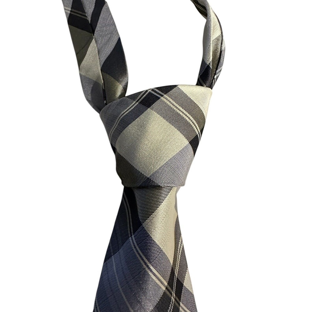 Kenneth Cole Reaction Men's 100% Silk Tie - 56L 3.0W Multi‎ Color Subtle EUC